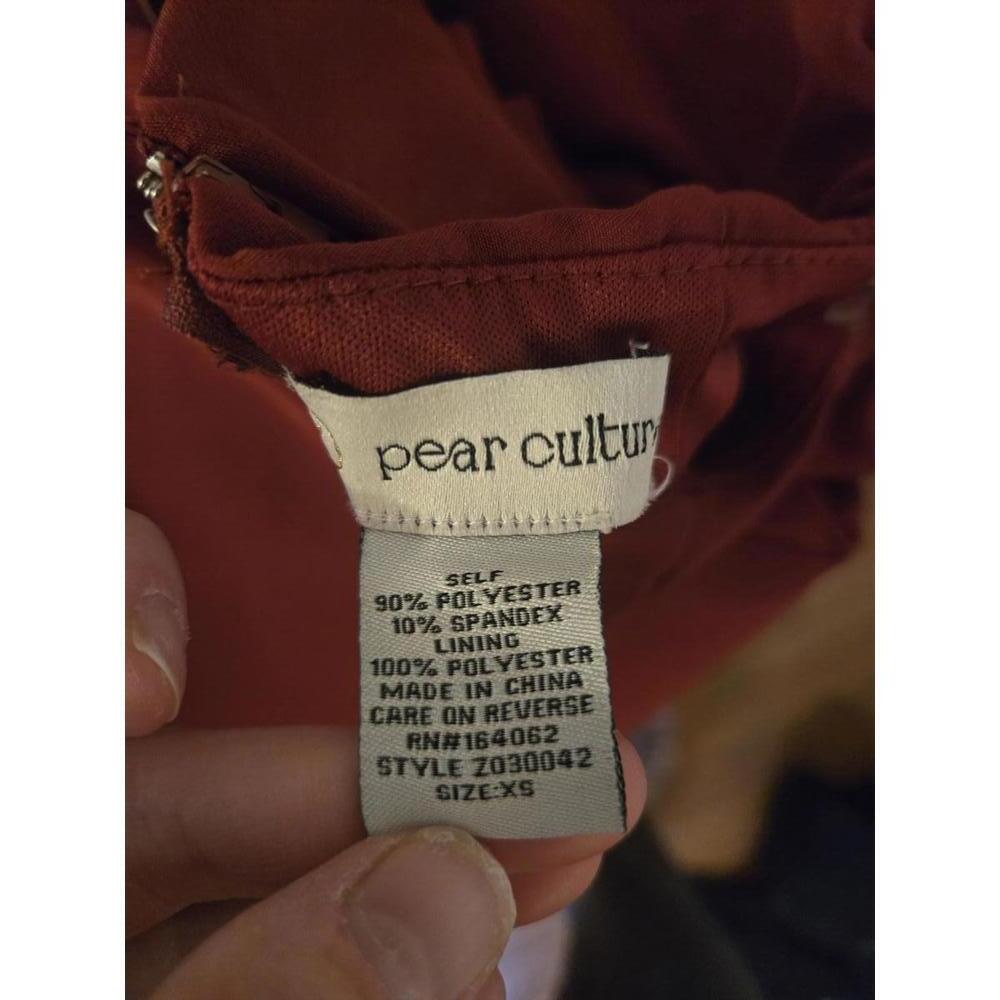 Pear Culture Women's Mini Dress with Puff Sleeves, Size XS - Picture 2 of 3